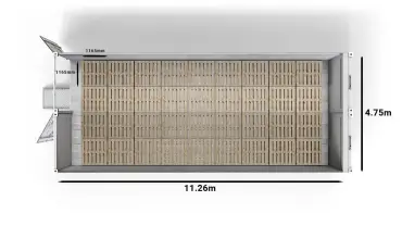 36 CHEP-Pallets in a 2-bay 40ft Arctic SuperStore