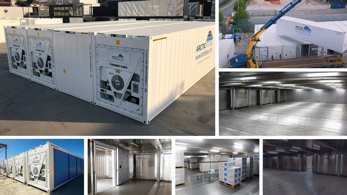 40ft Arctic SuperStore – Modular Cold Rooms for Hire in Australia