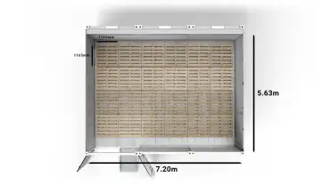Arctic SuperStore 24 CHEP-pallets