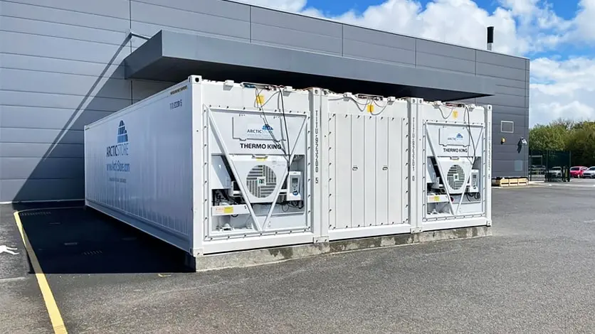 Arctic SuperStore Modular Cold Storage - Refrigerated Containers for the Industrial Sector