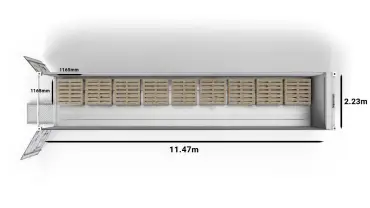 ArcticStore Horizon 40ft CHEP-Pallets