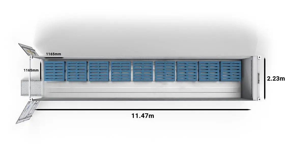ArcticStore Horizon 40ft CHEP Pallets
