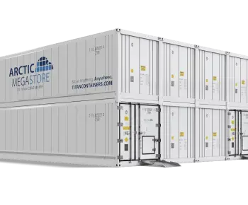 Arctic MegaStore high-capacity modular cold storage solution by Titan Containers