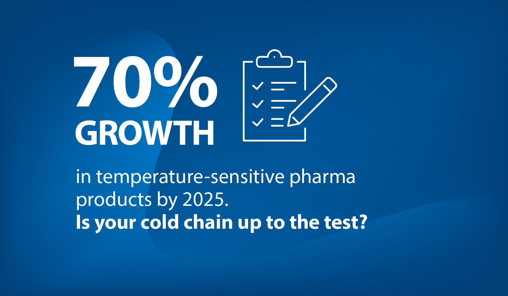 70% growth in temperature-sensitive pharma products